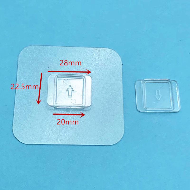 Bezešvý samolepicí nástěnný plastový regálový držák s přezkou