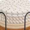 Cup Coasters 8 Pieces Absorbent Cup Mat With Holder 4.3 Inch Heat-Resistant Cotton Rope Desk Coaster For Table Home Coffee