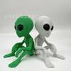 Alien statue ornament home desktop decoration figurine handicraft Christmas garden ornament