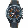 Silicone Watch Supply Men'S Silicone Watch Student Cool Sports, Black Circle Racing Watch