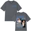 2026 Summer Singer Zahide Merch Album Graphic T-shirt Men's Fashion Hip-hop Retro Cotton Short-sleeved Loose Casual Shirt Y2k