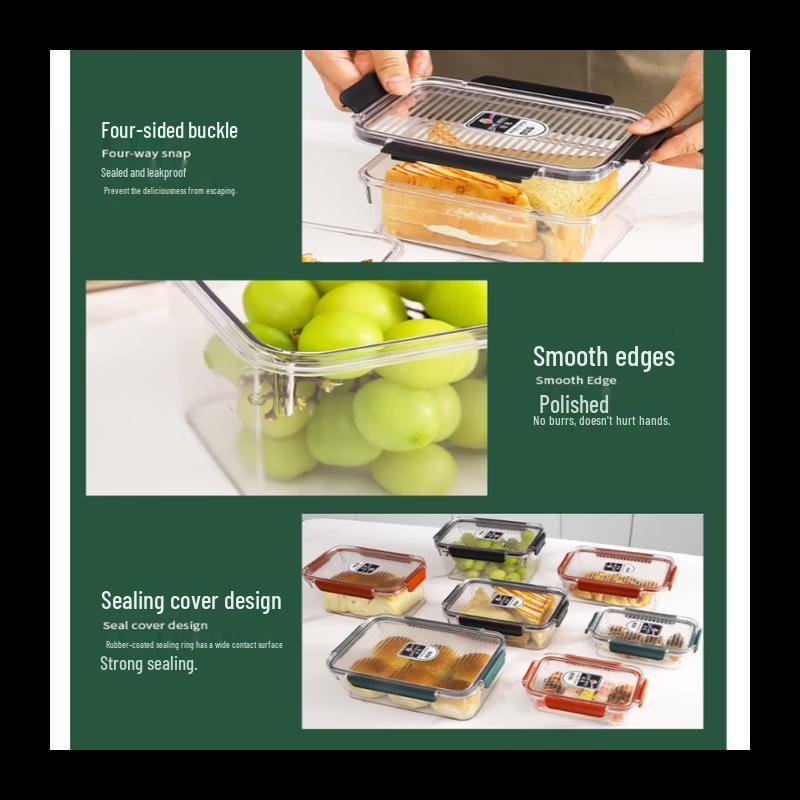 NHZHIWPET Large Capacity Refrigerator Food Storage Container