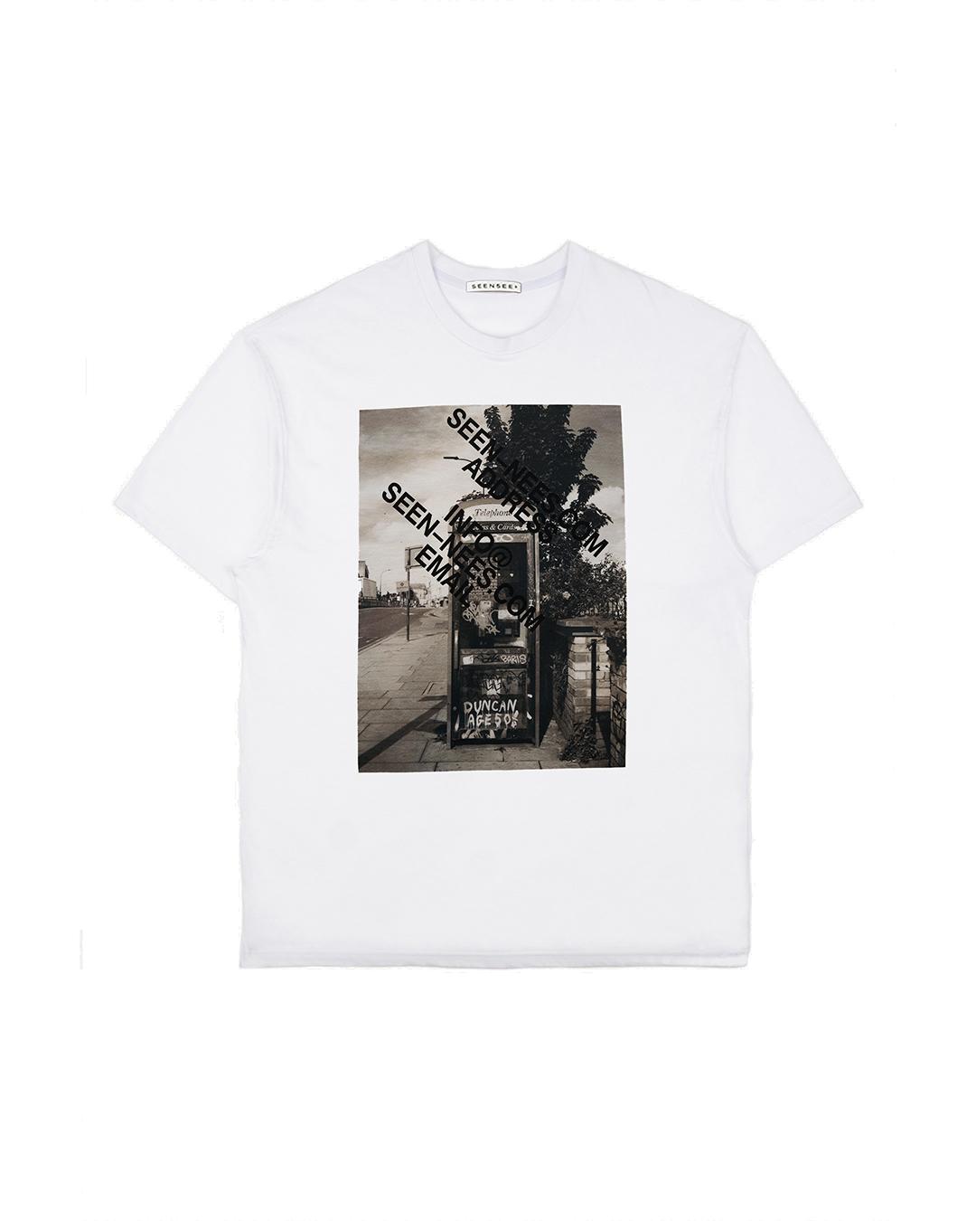 Seen Photo Contact Logo White T-Shirts (Payphone) White/M