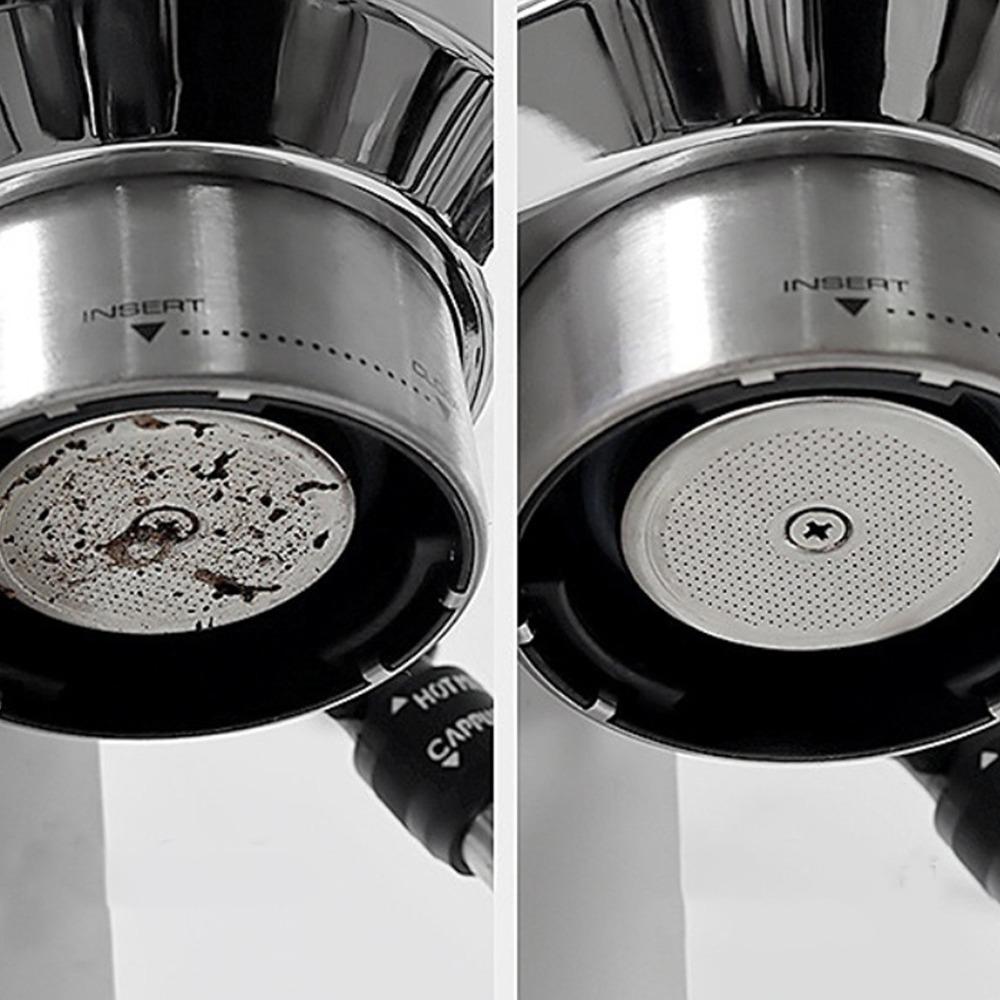 2PCS Set 304 Stainless Steel Portafilter Puck Screen Coffee Filter Screen Coffee Brewing