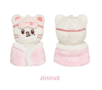 SKZOO  STAY In Our Little House Pajama Plush Doll 10cm Sleep Mask Keychain Kpop Soft Bag Pendant Cute Fans Collection