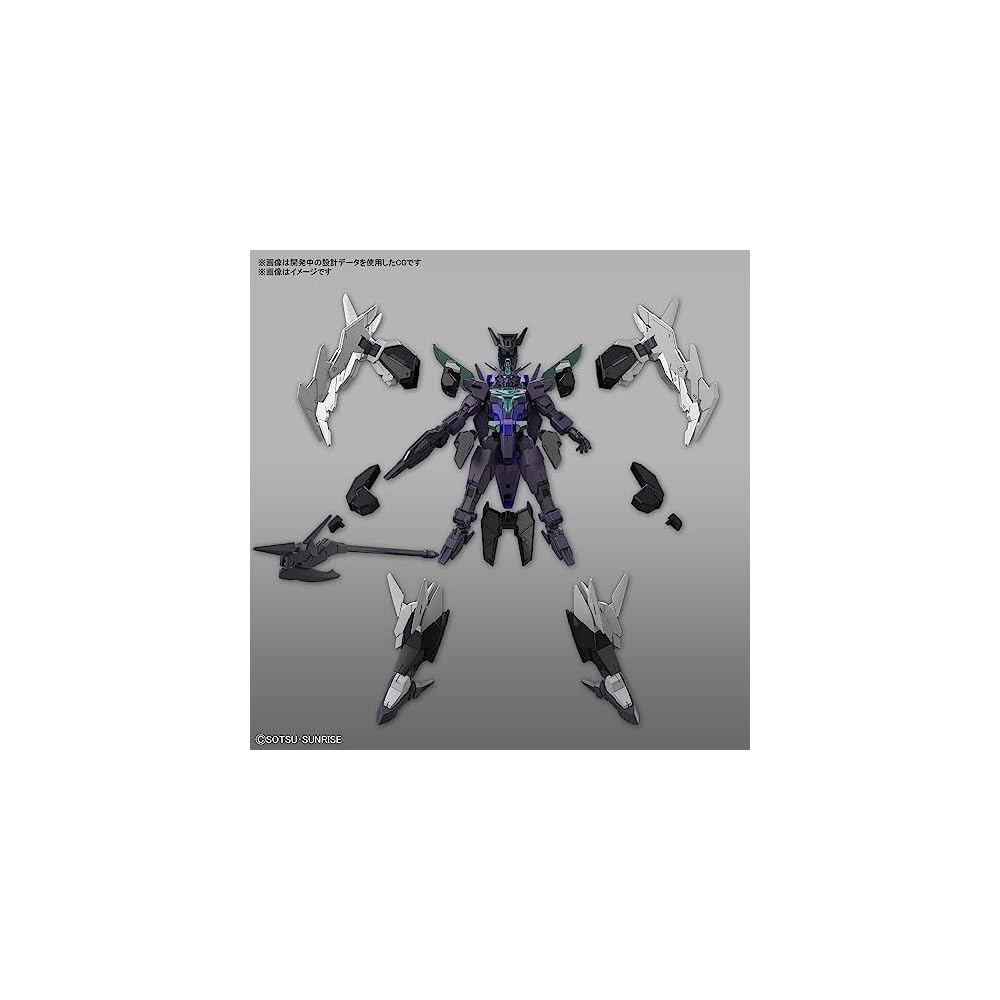 Bandai Spirits HG Gundam Build Metaverse Plutine Gundam 1/144 Scale Color-Coded Plastic Model Kit