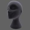 Female Styling Flocking Foam Head Mold Wig Holder DIY Headwear Display Model