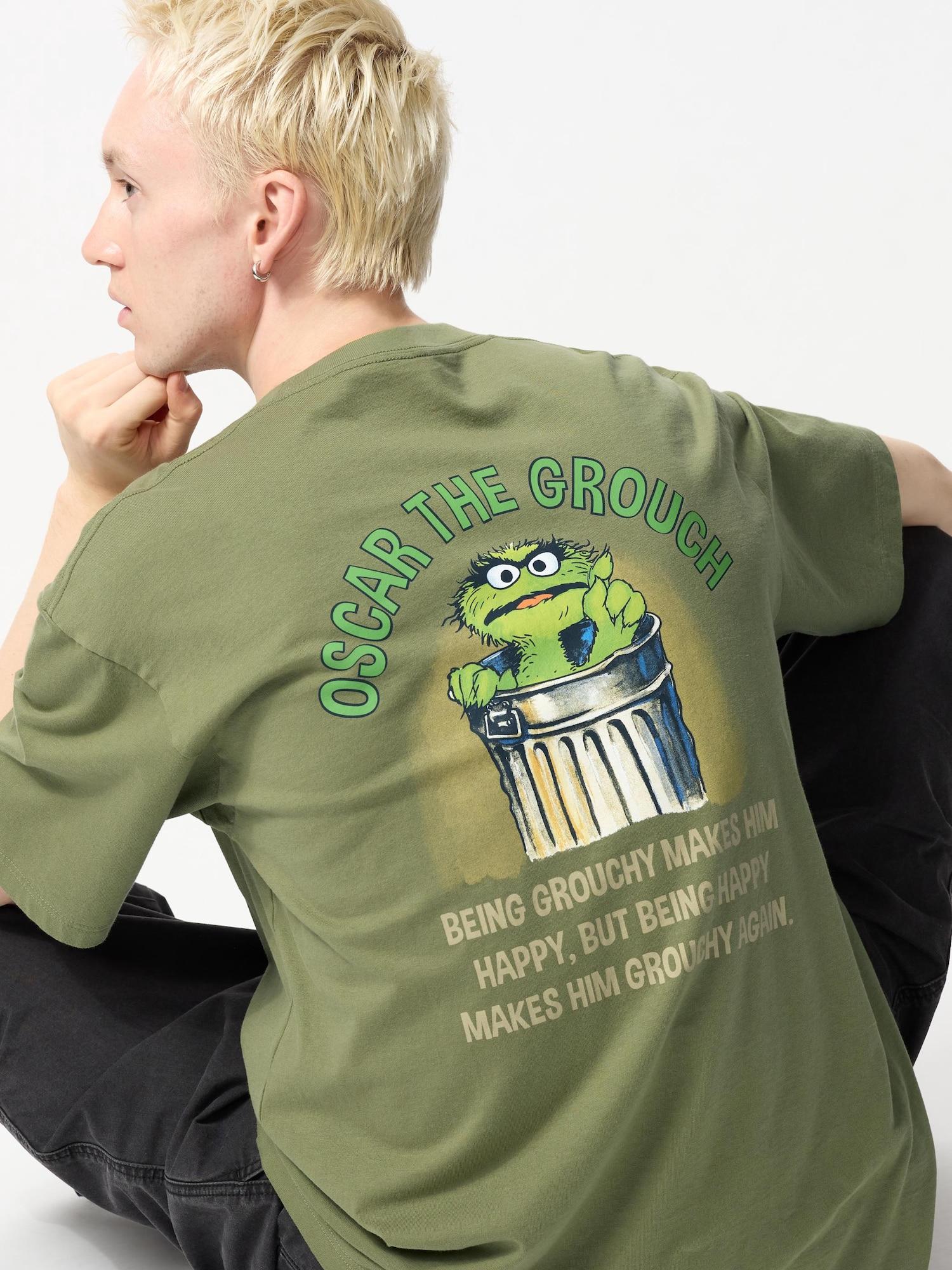 

Uniqlo Футболка с коротким рукавом Sesame Street UT Graphic D 56 OLIVE/UNISEX S