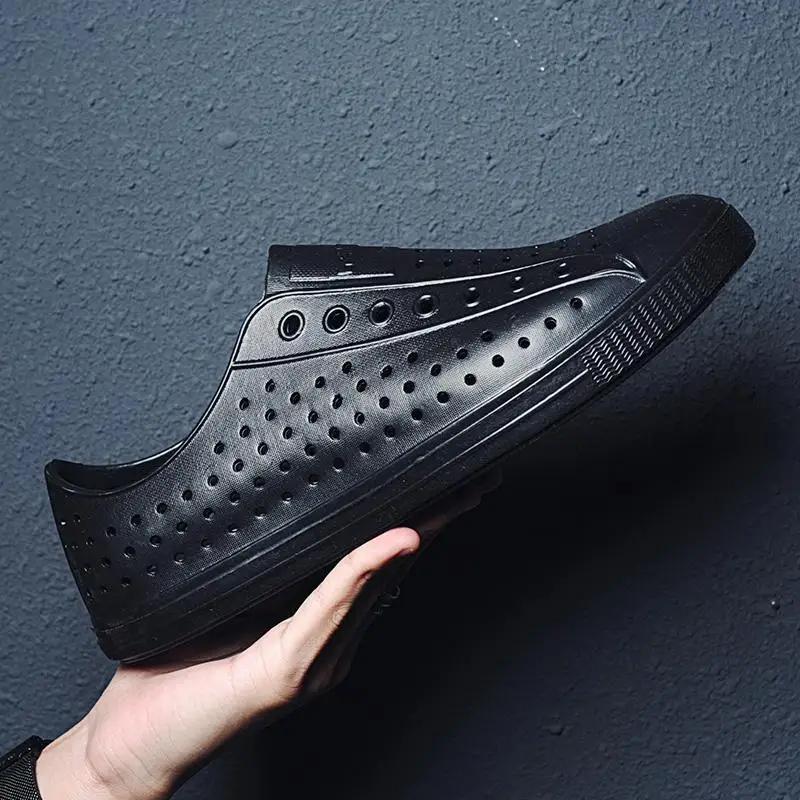 Fashion Height Male Shoe Hole Shoes Beach with Platform Buy New Fashion Color Non-slip Breathable Clearance Sale Open Toe Men's Sandal