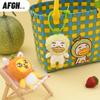 Genuine KAKAO FRIENDS Fruit Plush Doll Keychain Charm