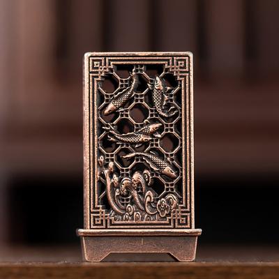 New Chinese Style Incense Burner Good Symbolism Vertical Indoor Aromatherapy Accessories Zinc Alloy Incense Holder