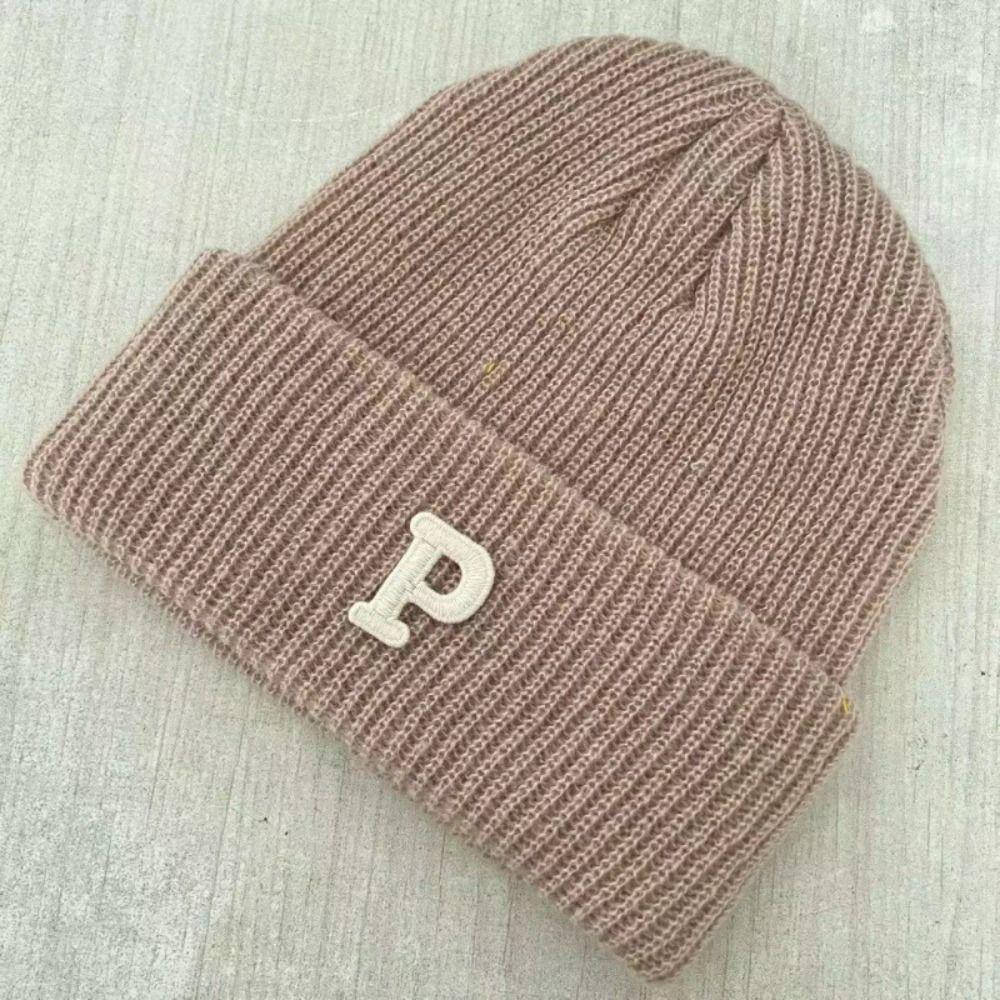 Winter Warm Knitting Cap Hat Woolen Yarn Cuff Knit Beanie Gift Fleece Warm Knitted Hat  Men
