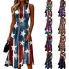 Women’s Fashion Crew Neck Sleeveless Casual Dress Soft Lightweight Fabric Relaxed Fit Suitable for Daily Wear and Outings