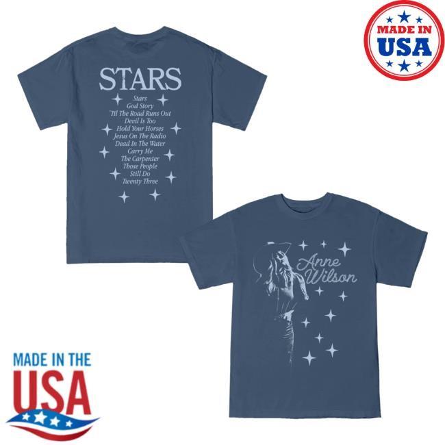 

Anne Wilson Merch Store Stars Tracklist TShirt Unisex T-Shirt L