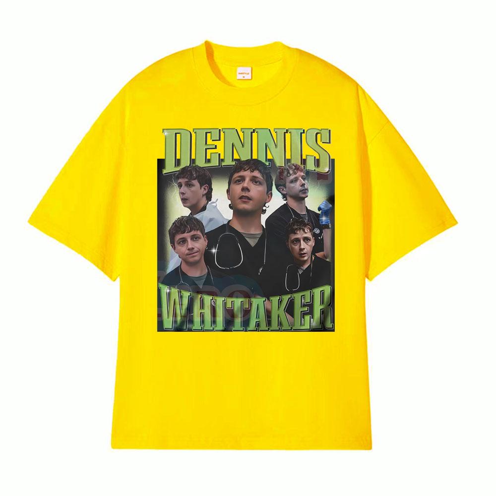 Dr Dennis Whitaker Unisex Print T Shirts Unisex Women Fashion Summer Short Sleeve T-shirt High Quality Oversized T Shirt Streetwear