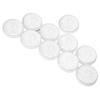 10pcs Round Shape Round Nail Art Decoration Storage Box  For Jewelry Beads
