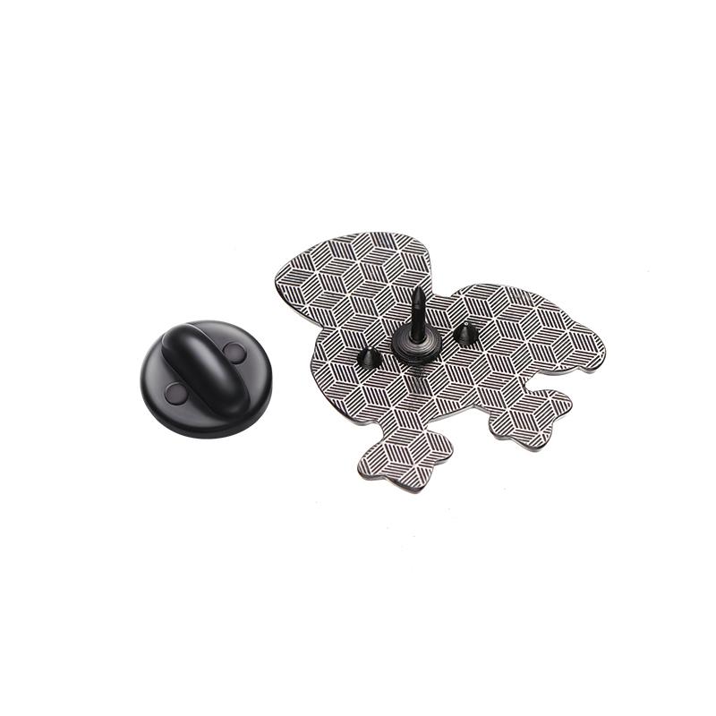 Black Crow Enamel Pins Custom Cute Animals Twitter Brooches Lapel Badges Animal Jewelry Gift for Kids Friends