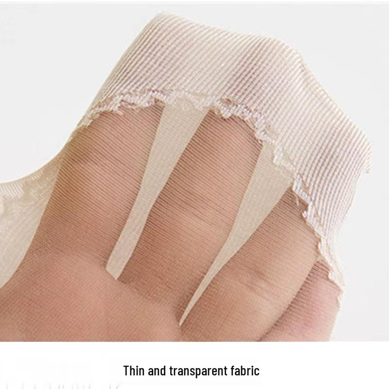 Women's Mid-Calf Breathable Velvet Cotton Sole Stockings - Sweat-Absorbent, Non-Slip, Massage Sole