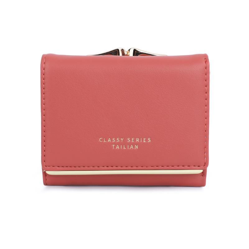Tailian Women's Short Fashion Wallet - Cute, Versatile, Multi-Card Coin Purse for Students