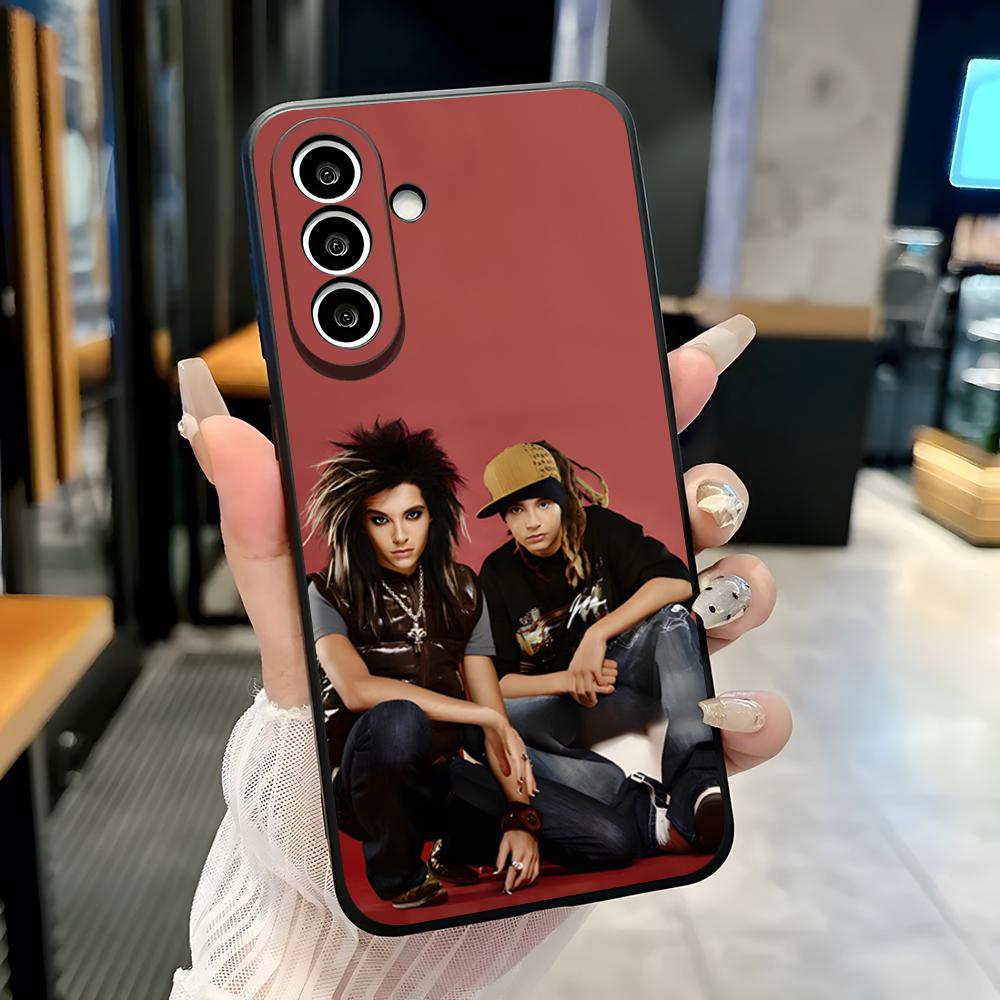 Funda de Teléfono de la Banda T-Tokio Hotel Para Samsung S26 S25 Plus S20 S20 Plus S22 Ultra S23 FE S21 Plus S21 Ultra Cubierta Suave