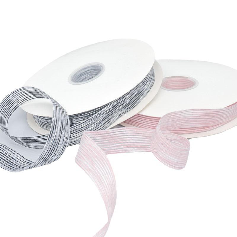 Decorative Romantic and Cozy Striped Braided Ribbon Hair Ornaments Clip Straw Hat Accessories Accessories Bow Ribbon Gift Box Packaging Messy Ribbon