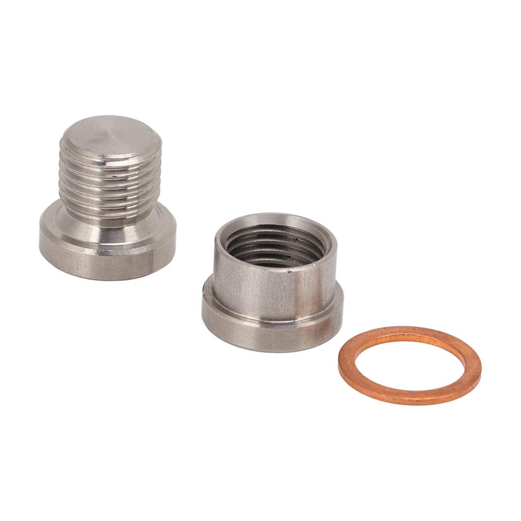 Automotive Oxygen Sensor Adapter Metal Car Accessories Electro Galvanized High Strength M12x1.25