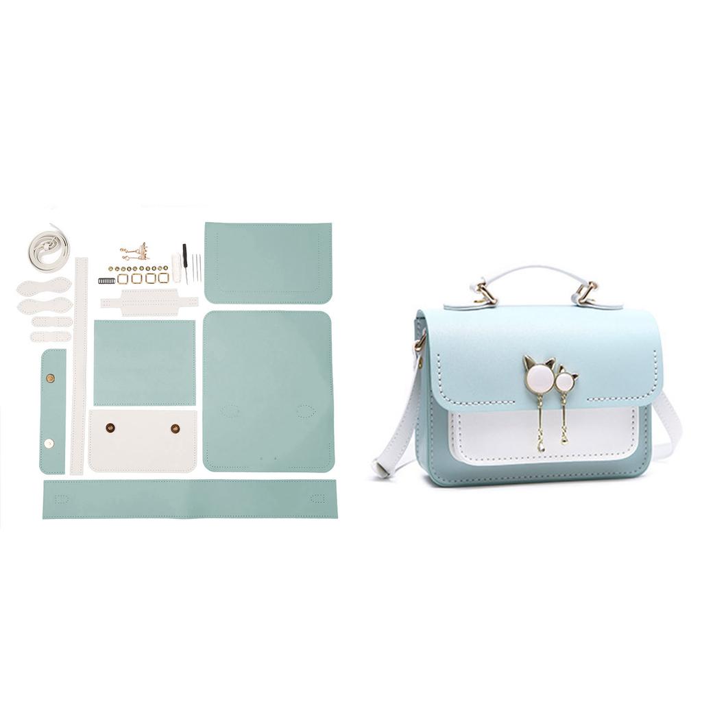 DIY Women Shoulder Bag Fashion Crossbody Bags Pu Leather Handbags Accessories Adjustable Strap Craft Gift for Girls