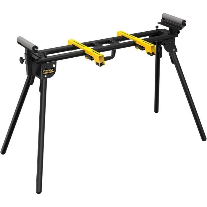 Pietement pour scie a onglet radiale - STANLEY FATMAX - FME790-XJ - Longueur 1,1 a 2,06m - Capacité de charge 180kg