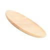 Round Wood Dish Multifunctional Fruit Serving Plate Handmade Decorative Tray for Dessert Coffee
