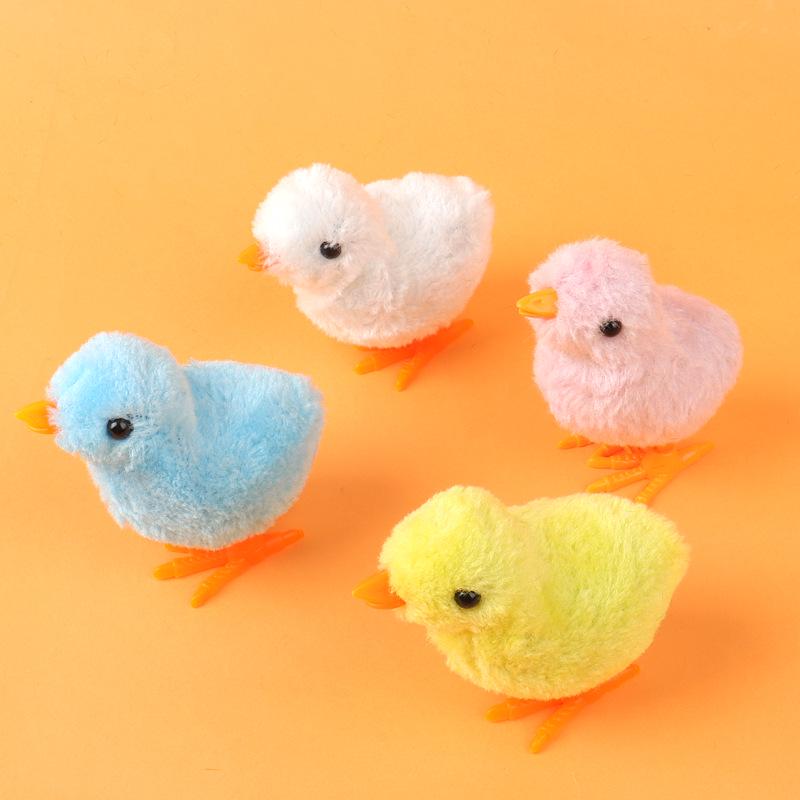Wind-Up Dancing Chick Educational Plush Toy