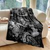 1PC People Fighting Scene Print Adult Children Warm Blankets Home Travel Car Soft Comfortable Suitable for All Seasons