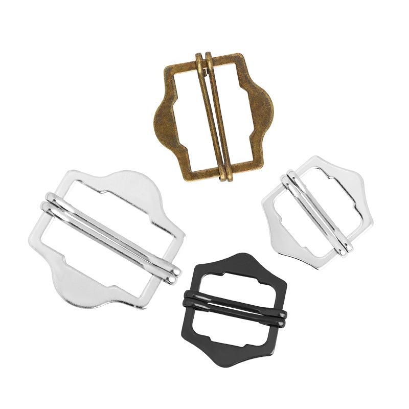 Unisex Metalowa Japońska Klamra Trójstopniowa do Regulacji Garniturów i Ogrodniczek