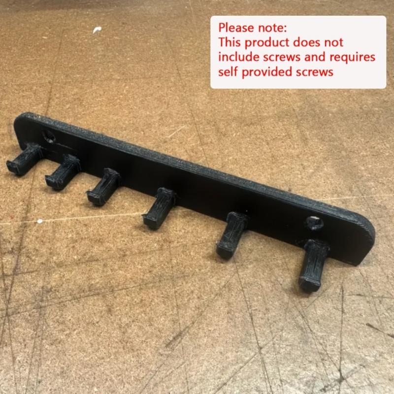 Sturdy PP Material Wall Mounted Tool Storage Rack No Screws Easy Install for Home Garage Kitchen Tool Organizer
