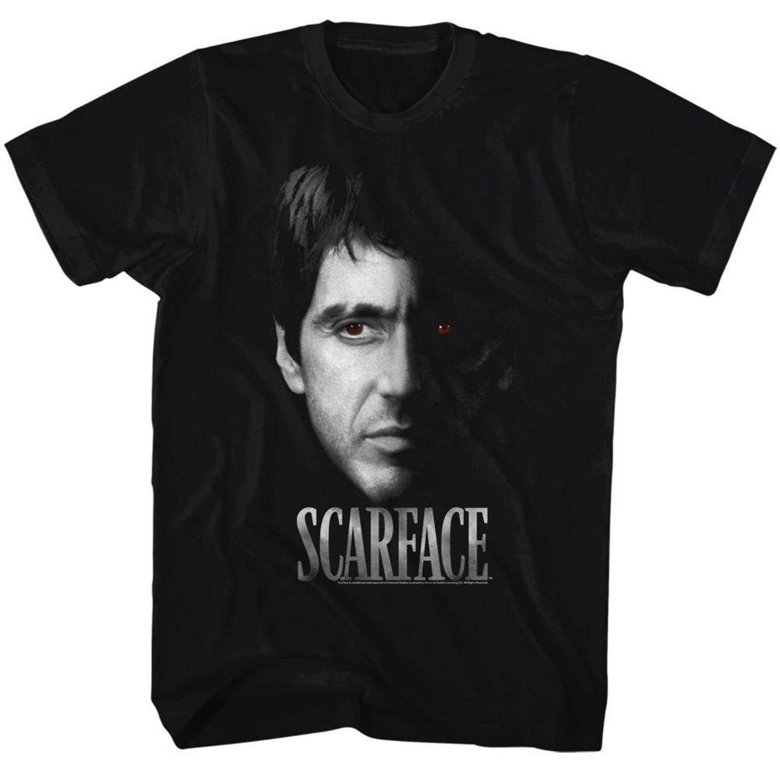 Scarface Red Eye Black T-Shirt S