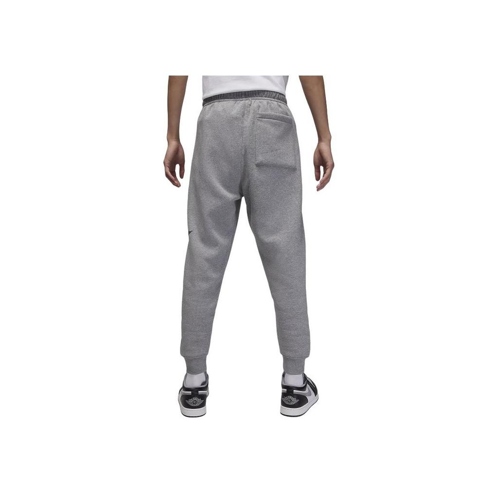 Jordan Logo Casual Cuffed Knit Joggers Men Bottoms Gray FD7346-091
