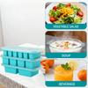 2 or 3-piece Silicone Freezer Tray Mold with Lid, Storage Box Food Box, Storage Containers for Soup, Broth, Meal Prep, Ice Cubes