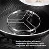 New Stainless Steel Steamer Rack Non-Slip Stackable Pot Rack Thickened Pot Mat Kitchen Cookware Stove Storage Rack