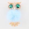 Crystal Owl Car Air Freshener Diamond Villus Owl Car Perfume Air Vent Clip Auto Accessories Interior Woman Aromatherapy Ornament