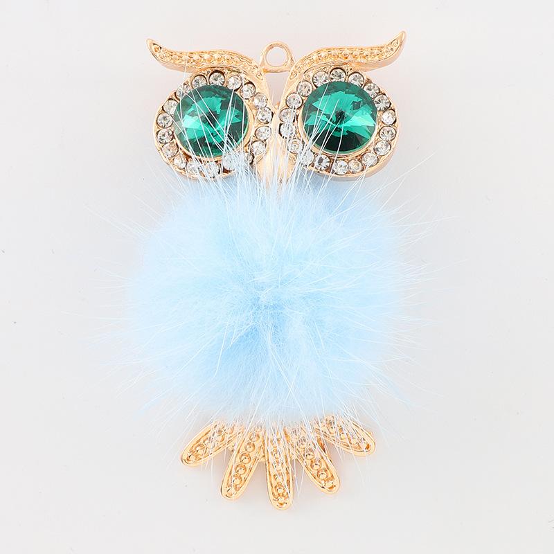 Crystal Owl Car Air Freshener Diamond Villus Owl Car Perfume Air Vent Clip Auto Accessories Interior Woman Aromatherapy Ornament