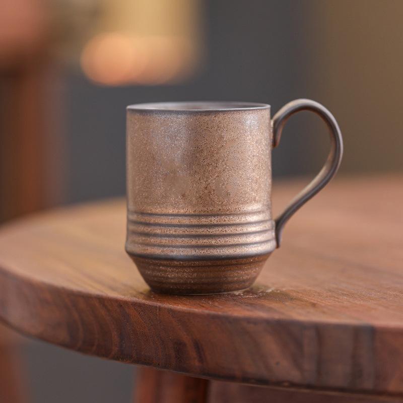 Nordic Ceramic Coffee Cup Latte Latte Flower Afternoon Tea Cup High Value Household Water Cup Mug