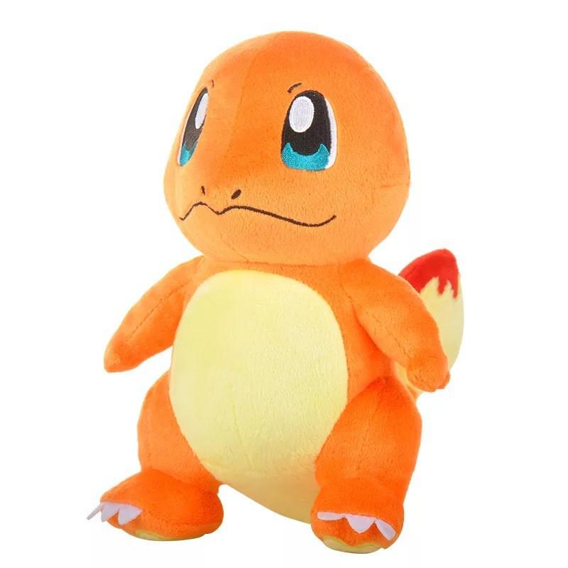 Oryginalne pluszowe lalki Pokémon: Pikachu, Gengar, Duży Squirtle, Charmander, Eevee, Lalka z automatu z chwytakiem