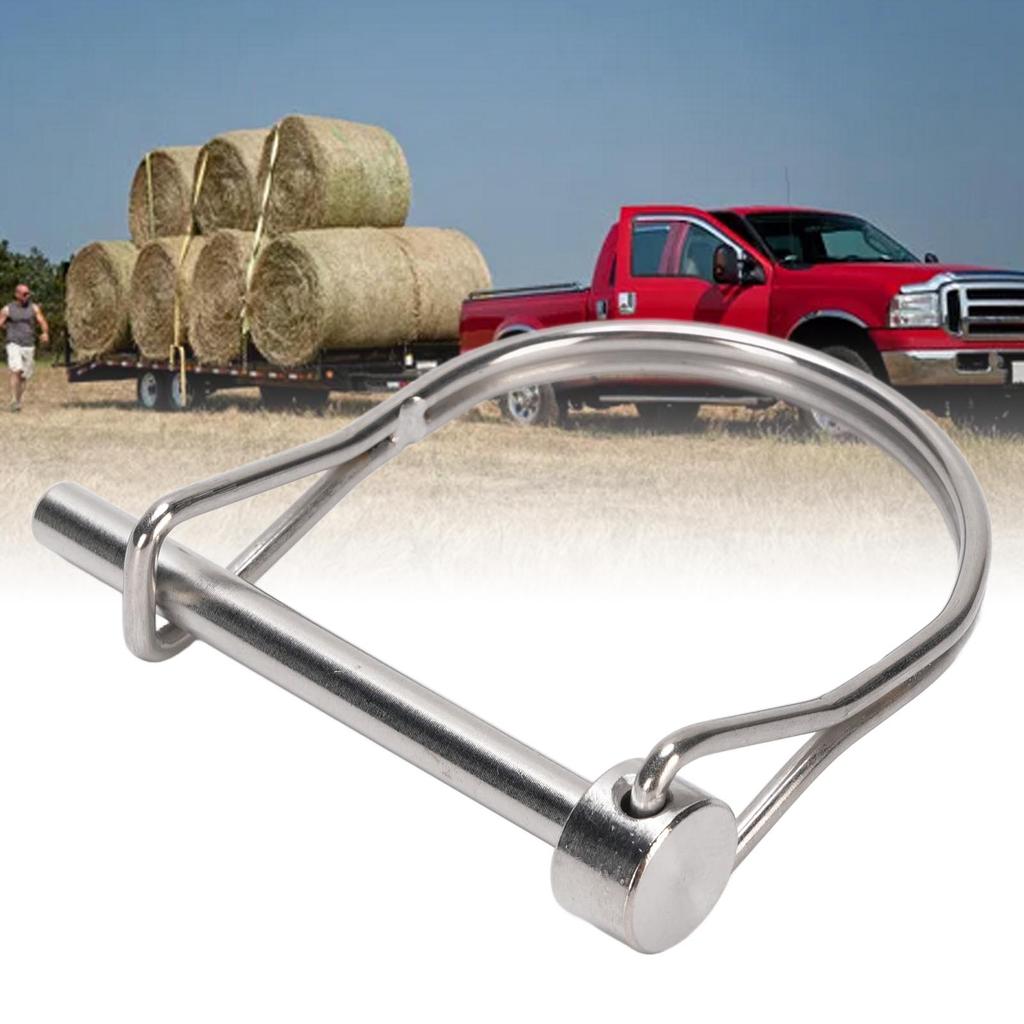 Coupler Pin 316 Stainless Steel D Type Shaft Locking Pin for Table Saw Truck Boat Trailer