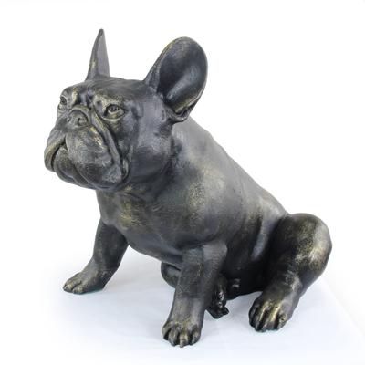 French Bulldog, Frenchie II - Life-size Dog Statue, 1:1 Scale Figure, Statue for the Garden by