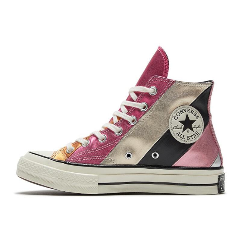 

Converse 1970-е Металлические Радужные Высокие Кеды Chuck 70 Модные Универсальные Высокие Канвасовые Женские Цветные 39.5