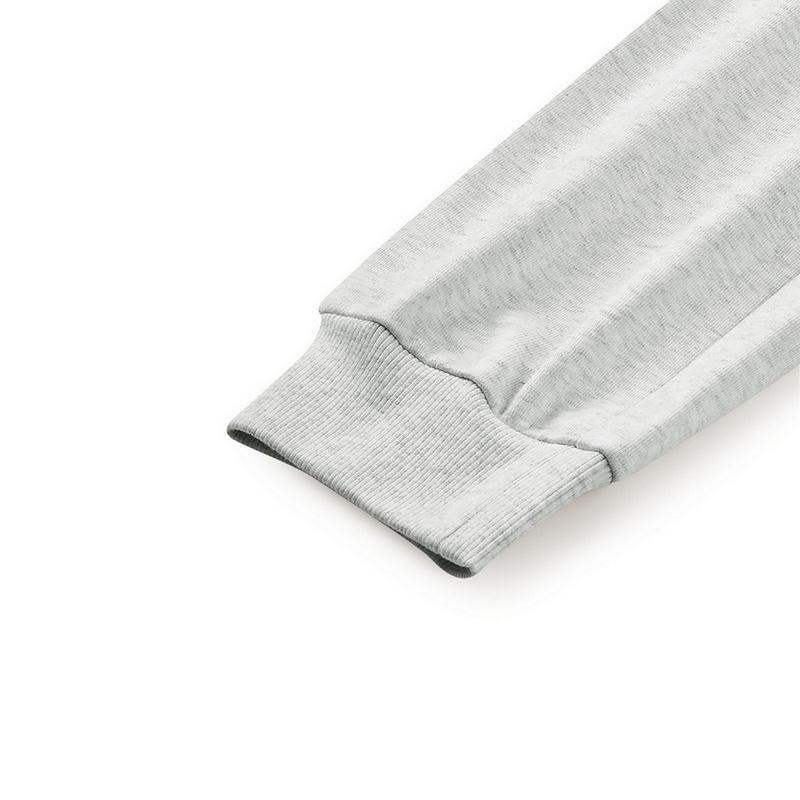 Skechers SS24 Solid Color Elastic Waistband Tapered Knit Sports Pants Women bottoms Light-White Gray L324W024-0248