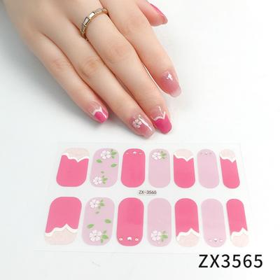 Three-dimensional Waterproof No-bake Gel Nail Polish Film Full Sticker Spring and Summer Nail Film Paper Nail Film Paper