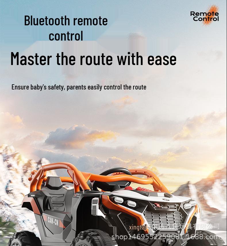 Kids' Two-Seater Electric Off-Road Car with Remote Control