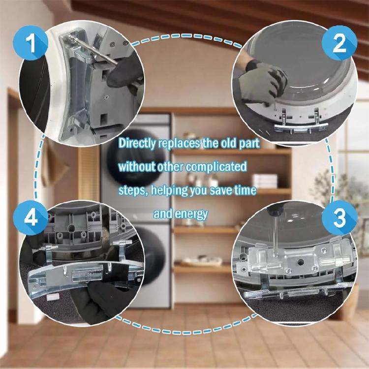 Heavy Duty Dryer Door Switches Hinge with Secure Lock System Anti Rust Metal Construction Suitable for Drying Machines