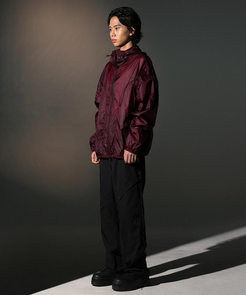 Grailz Essential Geometry Windbreaker [Burgundy]