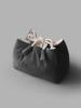 Thickened Storage Bag Solid Color Portable Travel Tea Set Teapot One Pot Two Cups Organzier Large Drawstring Cloth Bag